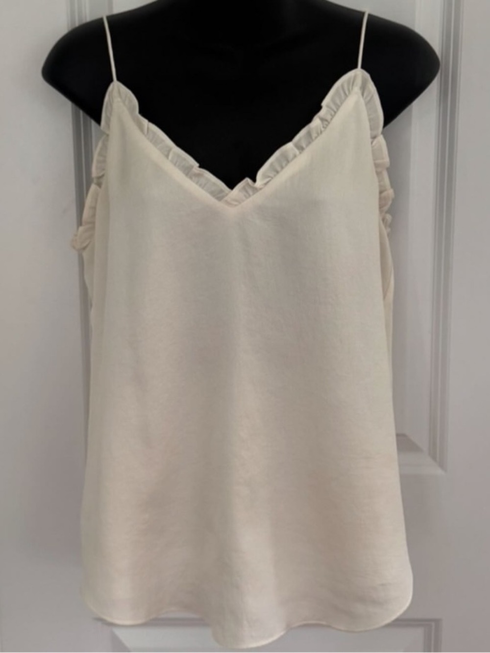 Express Ruffle Trim Cami Top - Picture 2 of 9